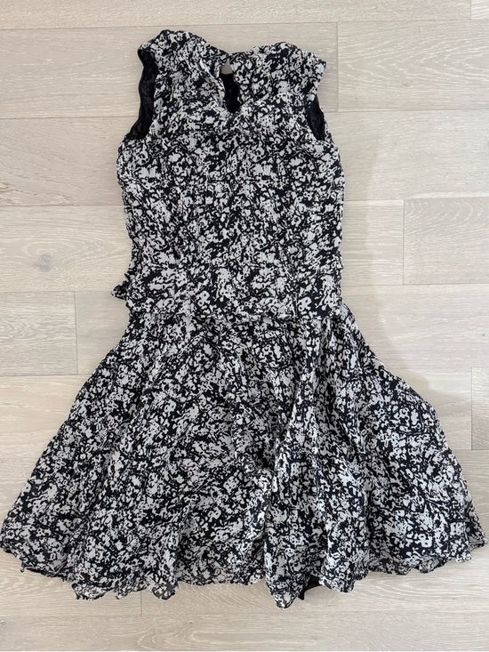 Derek Lam 100% Silk Chiffon Blouson Mini Dress - Size 0 - Picture 2 of 9